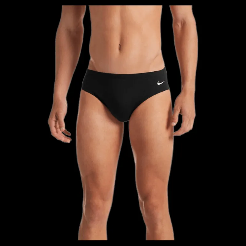 Nike Swim Brief Poly Solid Black Svart Clearance