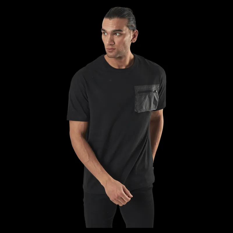 Jack & Jones Bright Tee Ss Crew Neck Black Svart New