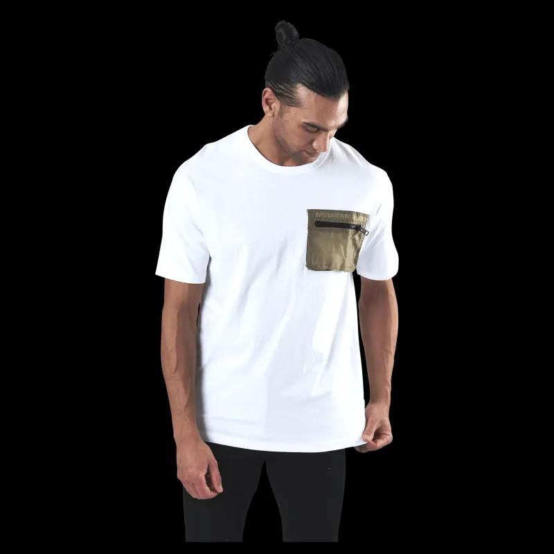 New Jack & Jones Bright Tee Ss Crew Neck White Vit