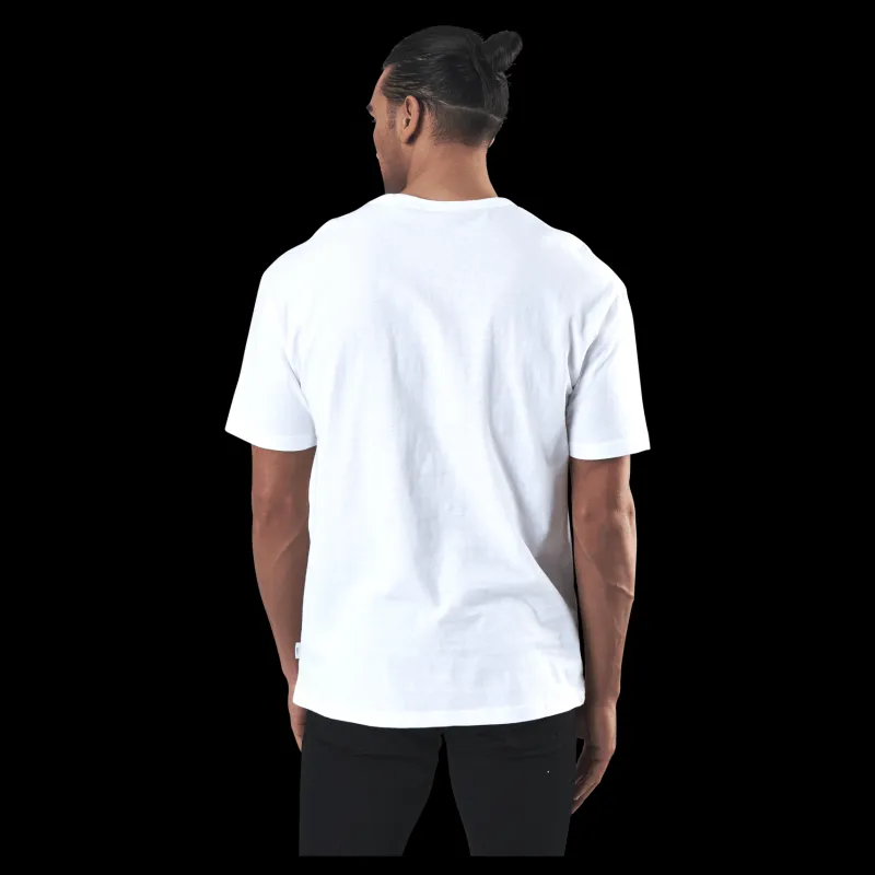 New Jack & Jones Bright Tee Ss Crew Neck White Vit