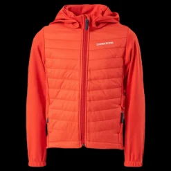 Sale Didriksons Briska Kids Jacket Red Röd