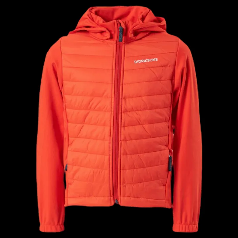 Sale Didriksons Briska Kids Jacket Red Röd