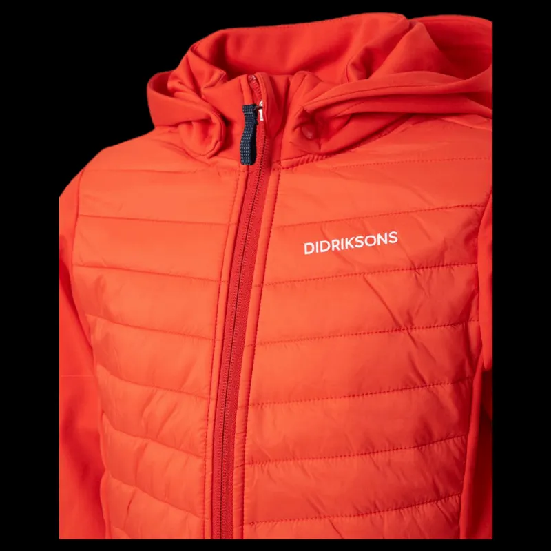 Sale Didriksons Briska Kids Jacket Red Röd