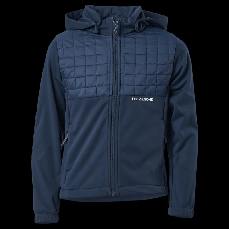 Didriksons Briska Kids Jkt 2 Navy Blå Outlet