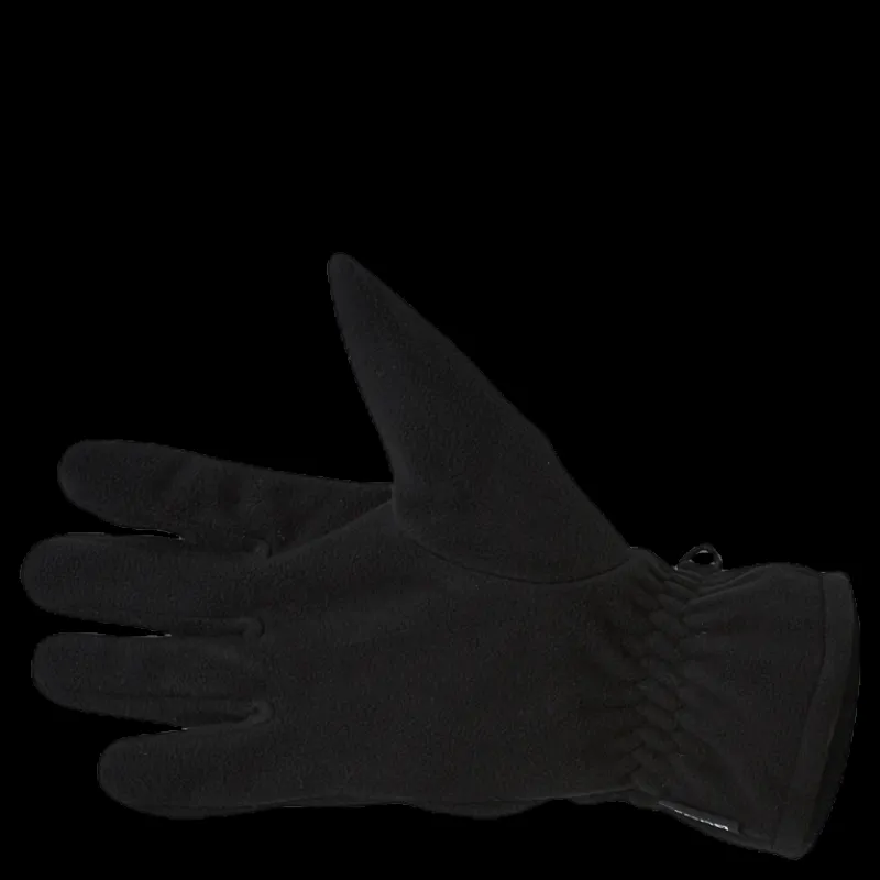 Outlet Bula Fleece Gloves Black Svart