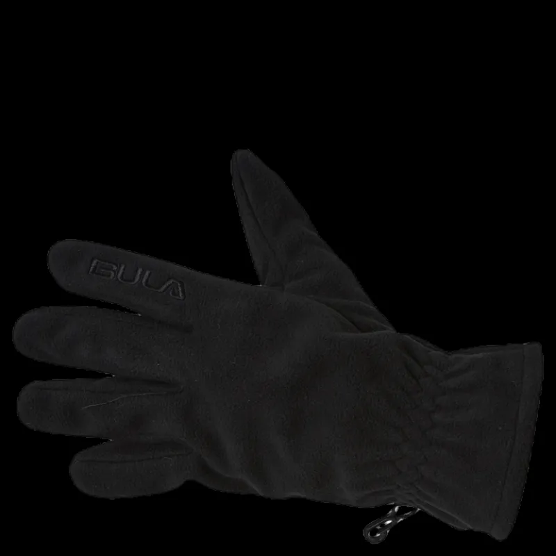 Outlet Bula Fleece Gloves Black Svart
