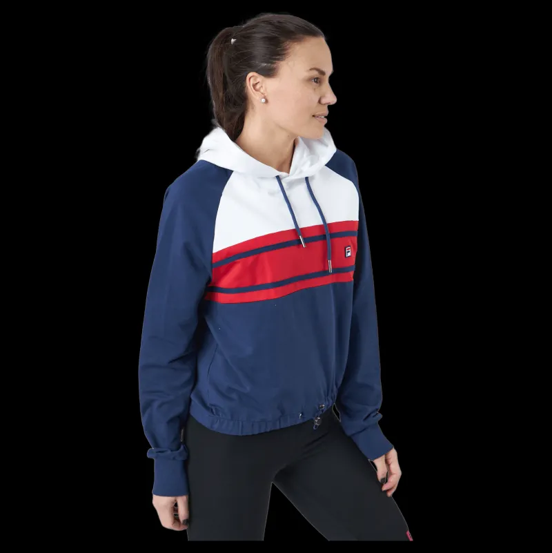 Fila Burgos Copped Hoody 53007 Flerfärgad