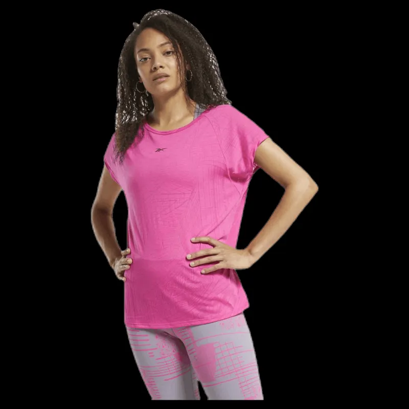 Discount Reebok Burnout Tee Pink Rosa