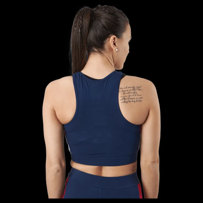 Fila Bursa Cropped Top 53010 Blå Online