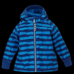 Racoon Buster Paint Jacket Blue Blå Sale