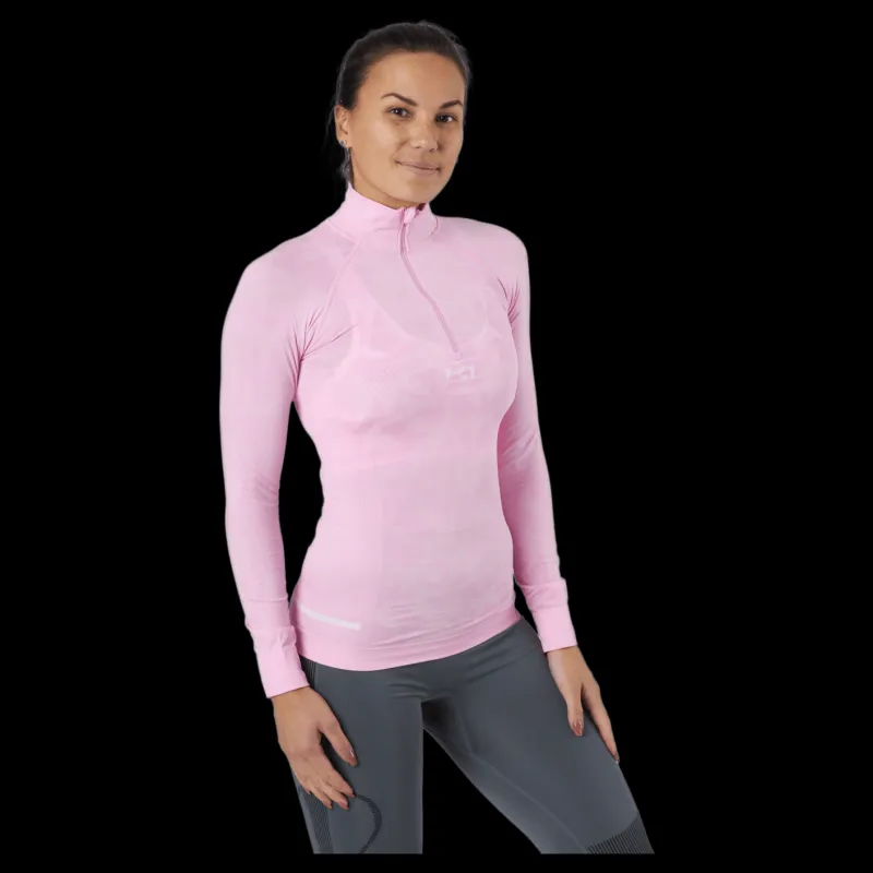 Kari Traa Butterfly Half-Zip Prism Rosa Clearance