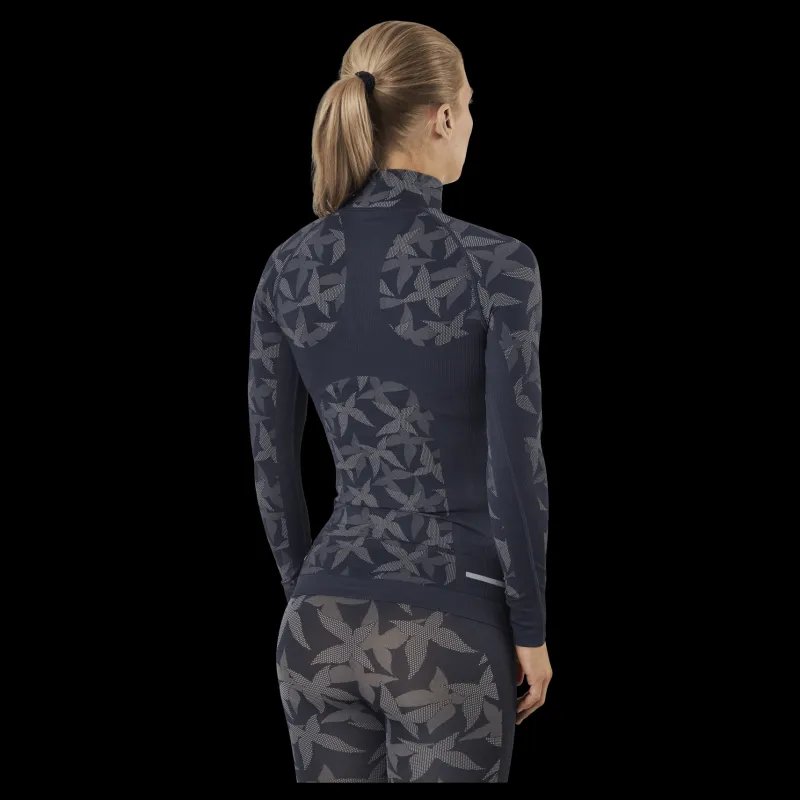 New Kari Traa Butterfly Half-Zip Shirt Blue Blå