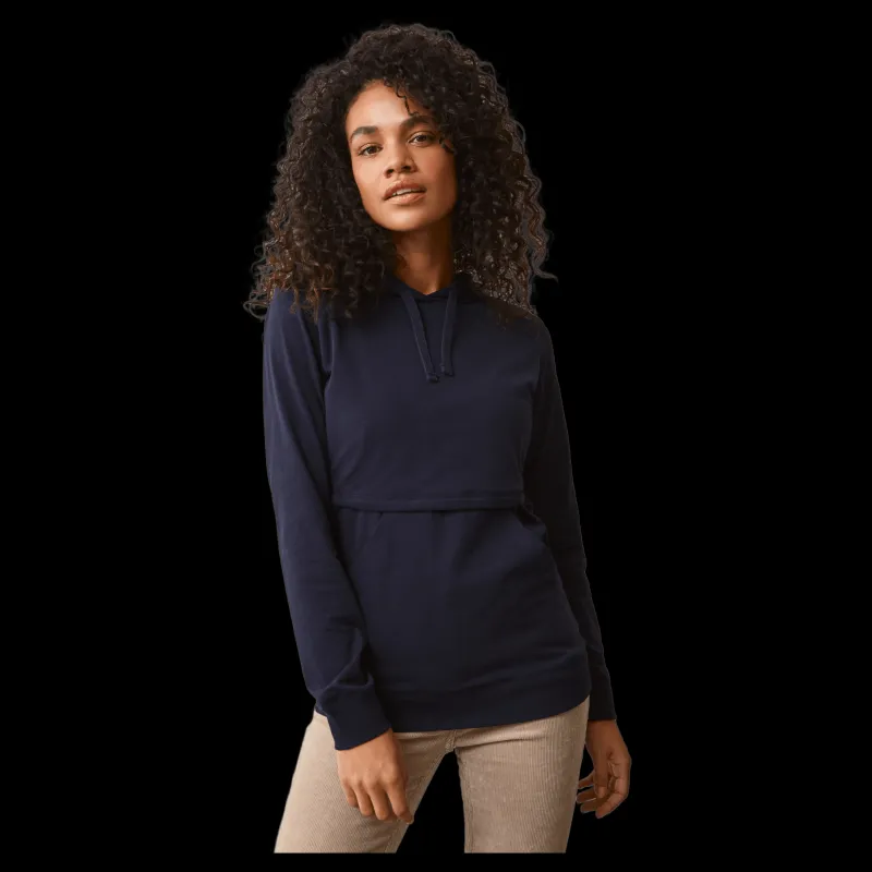 Boob B·Warmer Hoodie Blue Blå