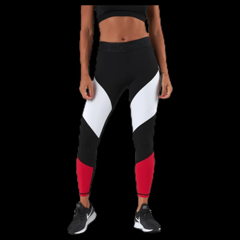 Hot Björn Borg Cadence Blocked Tights Red Röd