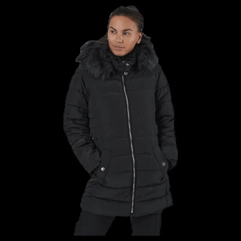 Only Camilla Quilted Coat Cc Otw Black Discount