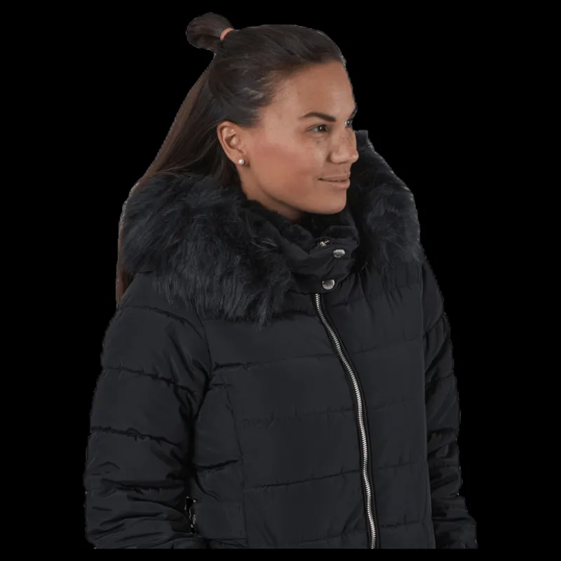 Only Camilla Quilted Coat Cc Otw Black Discount