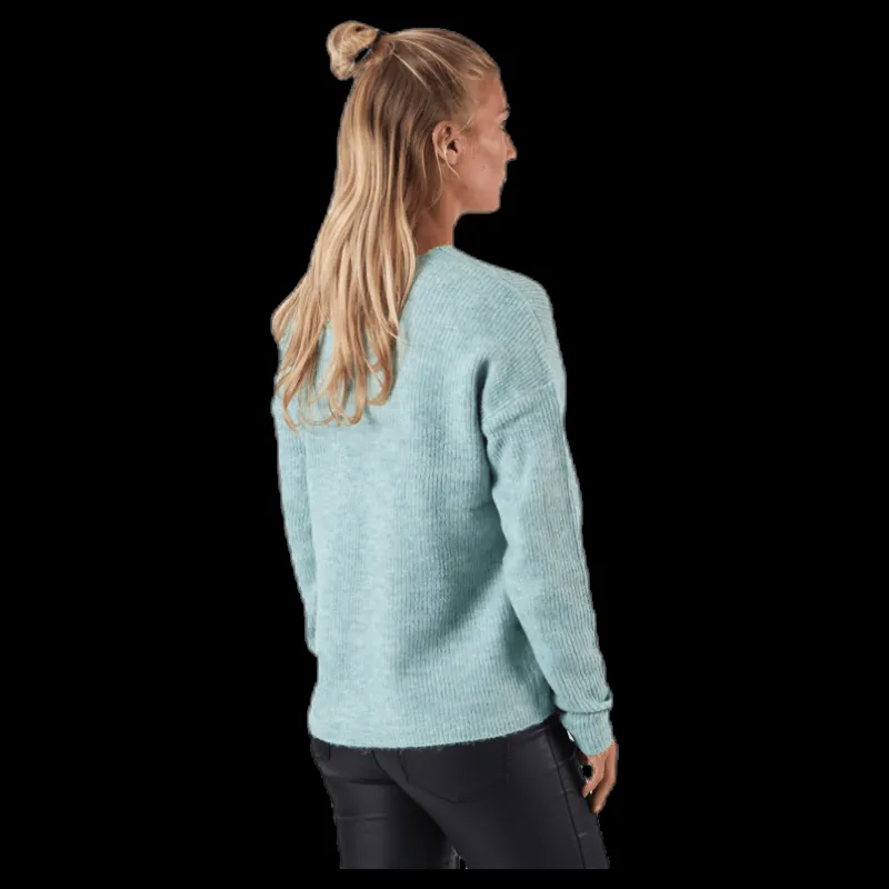 Only Camilla V-Neck L/S Pullover Knt Beige Best