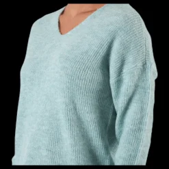 Only Camilla V-Neck L/S Pullover Knt Beige Best