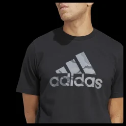adidas Camo Badge of Sport Graphic T-Shirt Black Svart