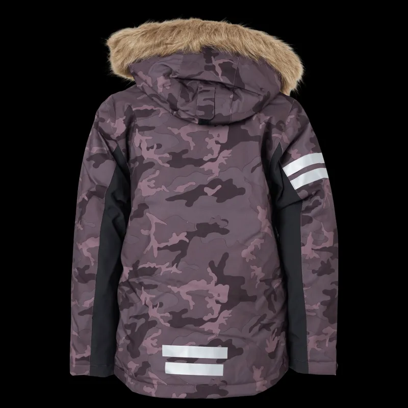Lindberg Camo Jacket Dusty Mauve Lila Discount