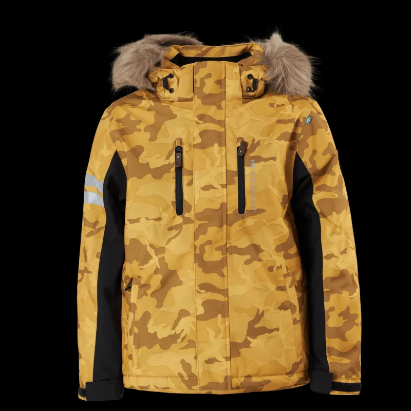 Lindberg Camo Jacket Yellow Gul Best