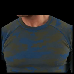 Bula Camo Merino Wool Crew Blue/Green Blå och Grön Clearance