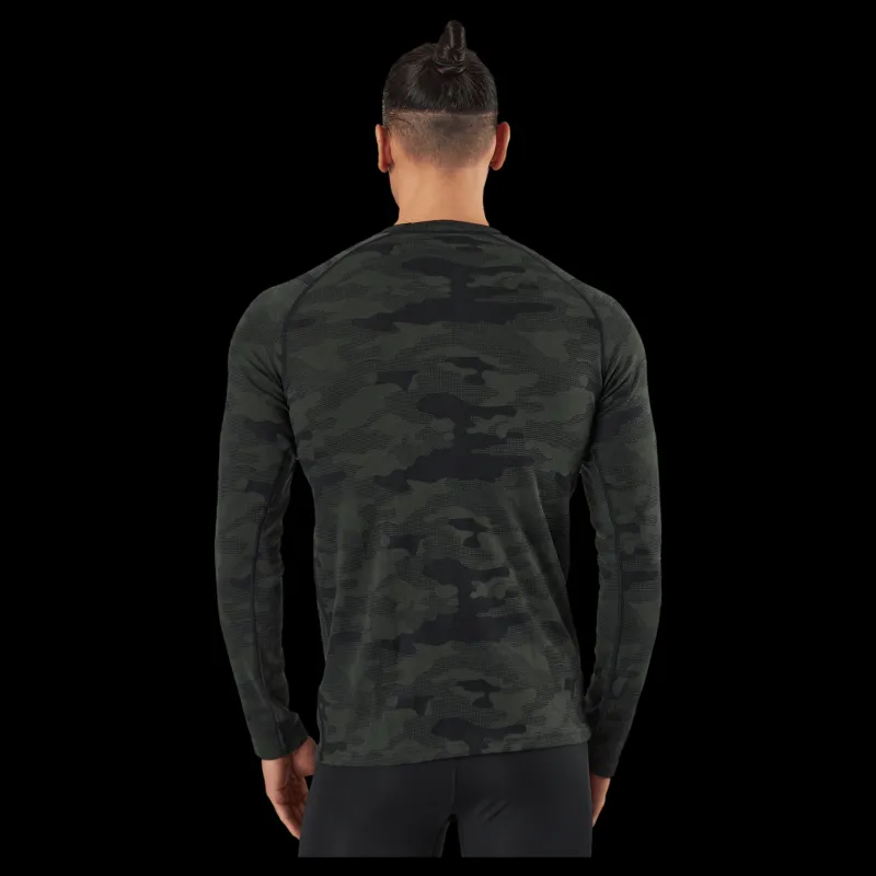 New Bula Camo Merino Wool Crew Dolive Flerfärgad