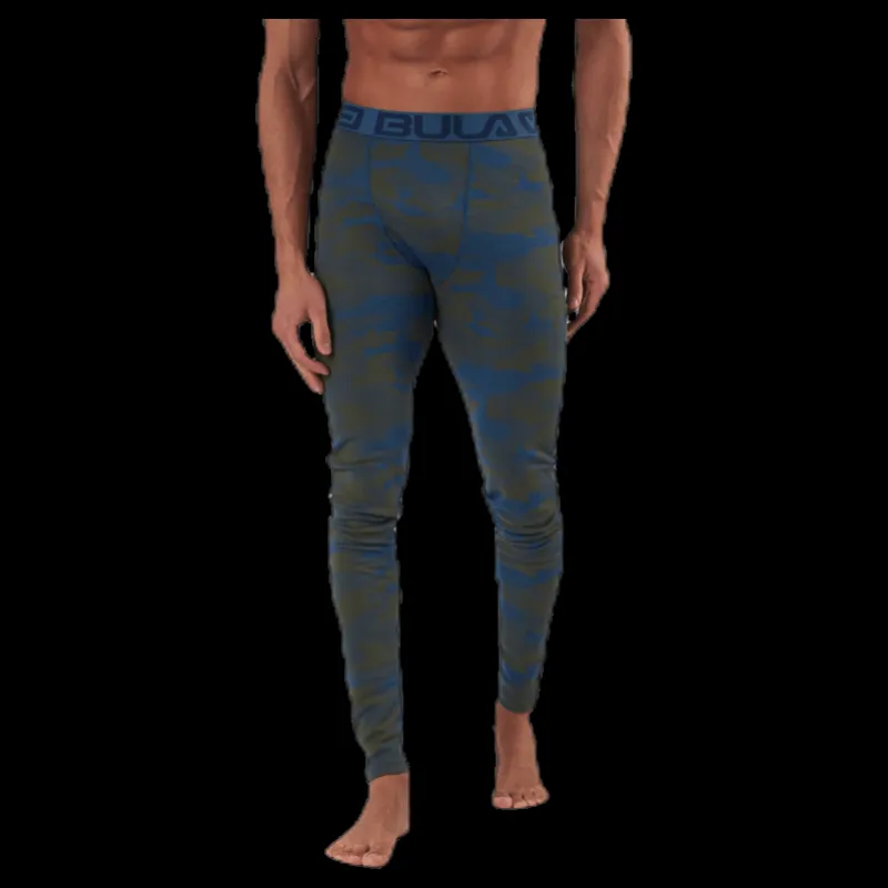Bula Camo Merino Wool Pants Blue/Green Blå och Grön Discount