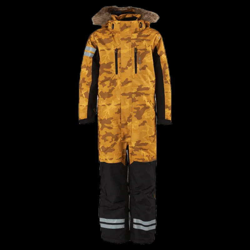 Lindberg Camo Overall 15 000 mm Patterned/Yellow Mönstrad och Gul Best