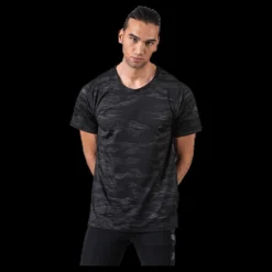 adidas Camo Tee Black Svart New