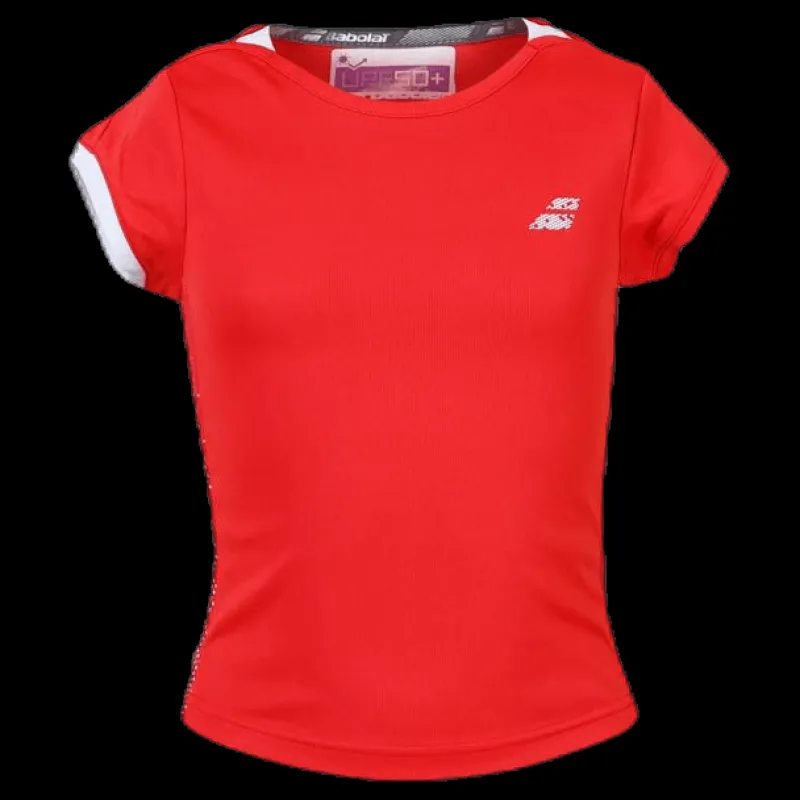 Babolat Cap Sleeve Top Performance Red Röd Hot