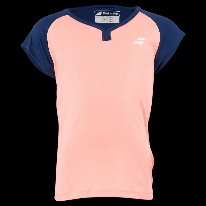Babolat Cap Sleeve Top Play Fluo Red Röd Clearance