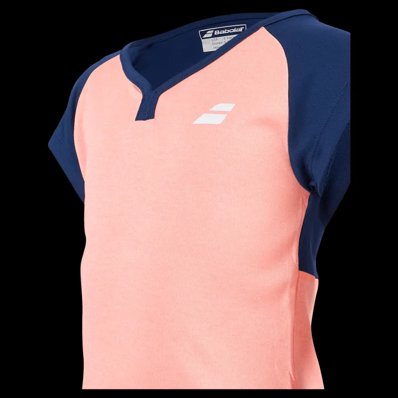 Babolat Cap Sleeve Top Play Fluo Red Röd Clearance
