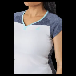 Babolat Cap Sleeve Top Play White Blue Flerfärgad Online