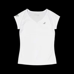 Babolat Cap Sleeve Top Play White Vit Online