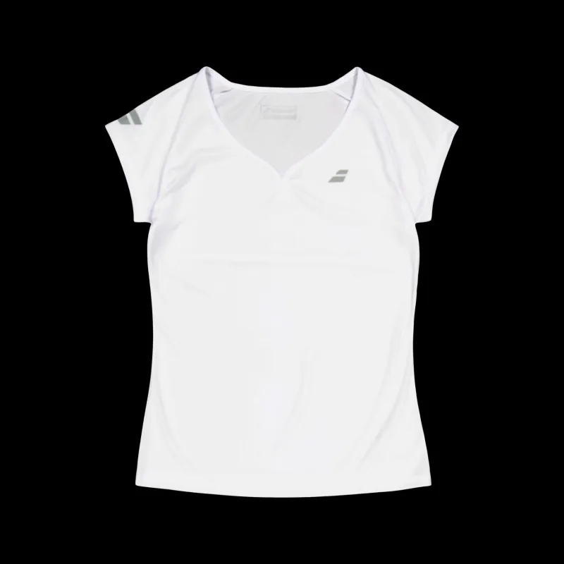 Babolat Cap Sleeve Top Play White Vit Online
