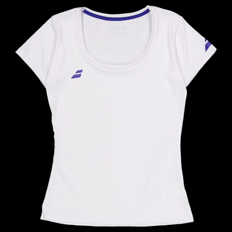 Clearance Babolat Cap Sleeve Top White Vit