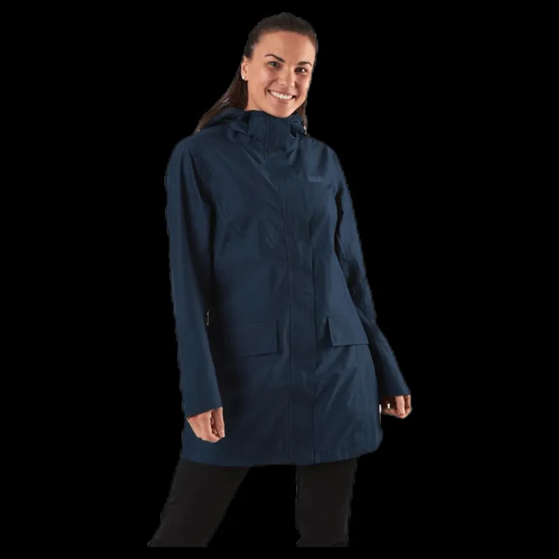 Clearance Jack Wolfskin Cape York Coat Blue