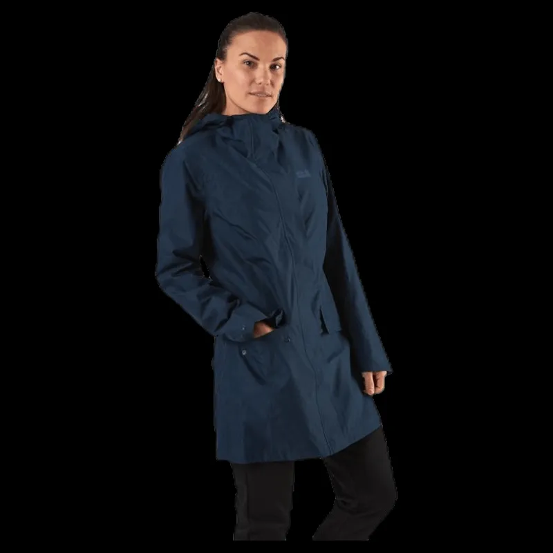 Clearance Jack Wolfskin Cape York Coat Blue