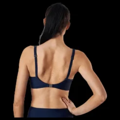 Abecita Capri Twisted Solid Soft Bra Blue Blå New