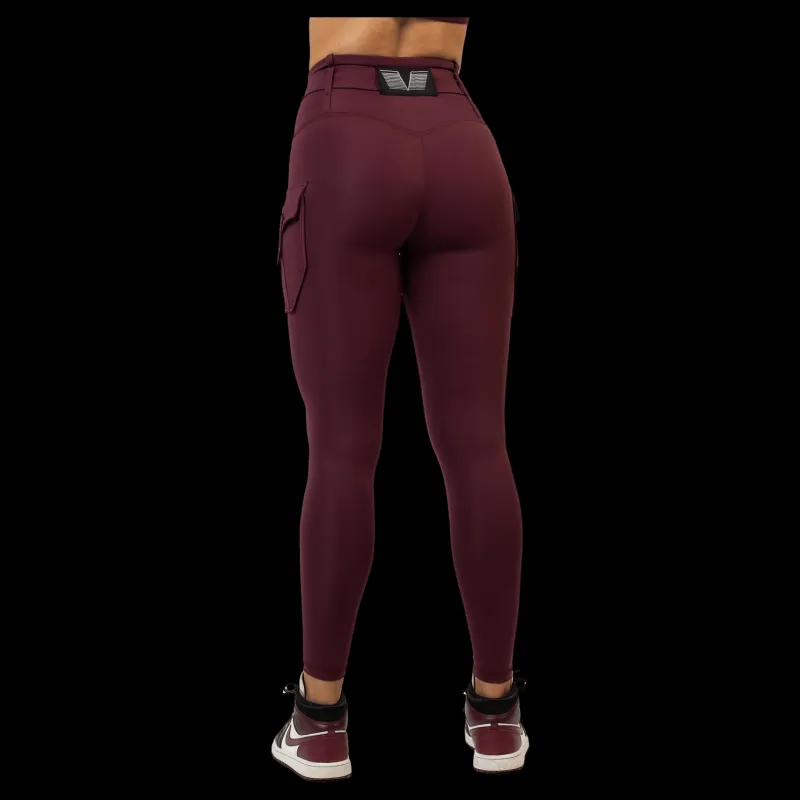 Gavelo Cargo Burgundy Leggings Dark Red Lila Online
