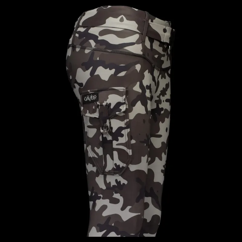 Gavelo Cargo Camo Stealth Leggings Dark Grey Flerfärgad New