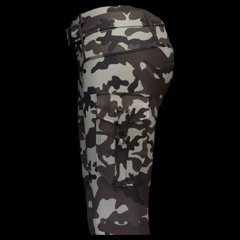 Gavelo Cargo Camo Stealth Leggings Dark Grey Flerfärgad New