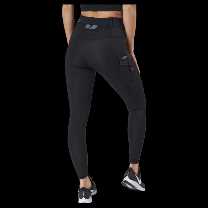 Gavelo Cargo Leggings Black Svart Discount