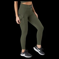 New Gavelo Cargo Leggings Military Green Svart