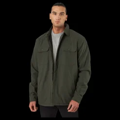 Tenson Cargo Shirt Jkt M Dark Khaki Beige Sale