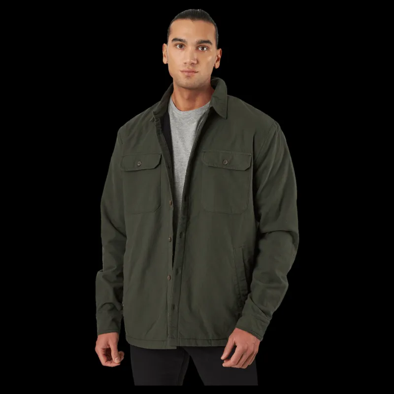 Tenson Cargo Shirt Jkt M Dark Khaki Beige Sale