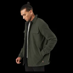 Tenson Cargo Shirt Jkt M Dark Khaki Beige Sale