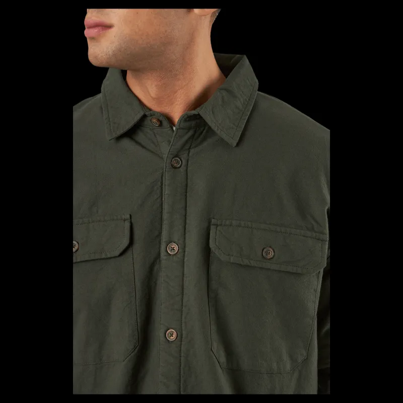 Tenson Cargo Shirt Jkt M Dark Khaki Beige Sale