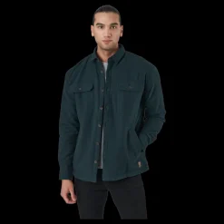 Outlet Tenson Cargo Shirt Jkt M Khaki Svart